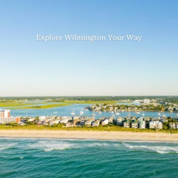 beautiful Wilmington beach in North Carolina