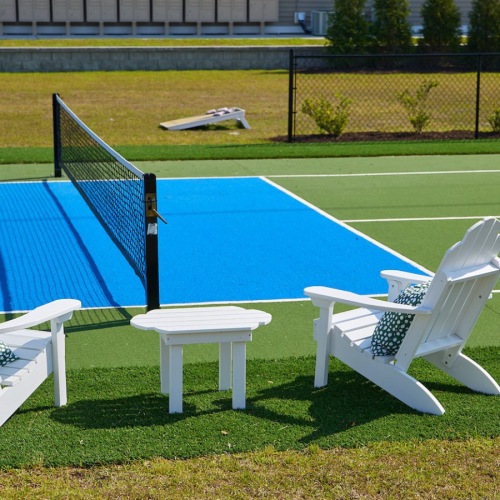 a pickleball court