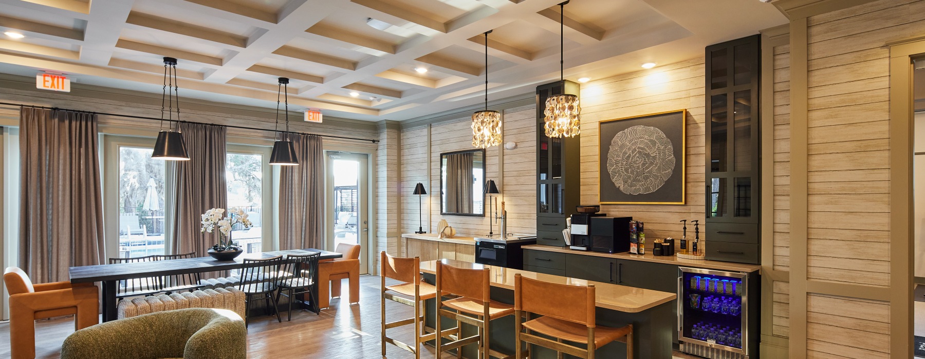 Upscale Intimate Lounge Area